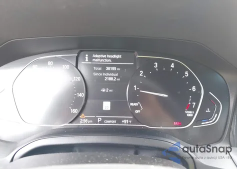 2021 BMW 330I из США, поврежденный, VIN 3MW5R1J01M8B66987